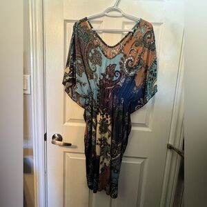 Multicolor Paisley Maxi Dress